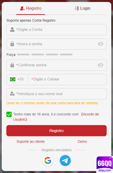 Experiência de Jogos 66qq.com